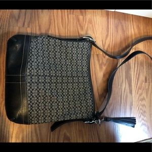 Black Coach crossbody